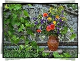 Bukiet, Polnych, Kwiatów, Ogród