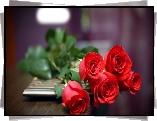 Róże, Czerwone, Bukiet