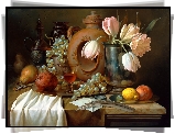 Aleksiej Antonow, Tulipany, Martwa Natura