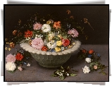 Malarstwo, Obraz, Jan Brueghel, Kwiaty, Donica, Bukiet