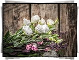 Bukiet, Eustoma, Deski