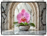Kwiat, Storczyk, Różowy
