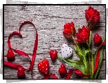 Walentynki, Serca, Tulipany