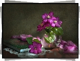 Clematis, Wazon, Kompozycja