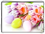 Tulipany, Wielkanocne, Jajeczka