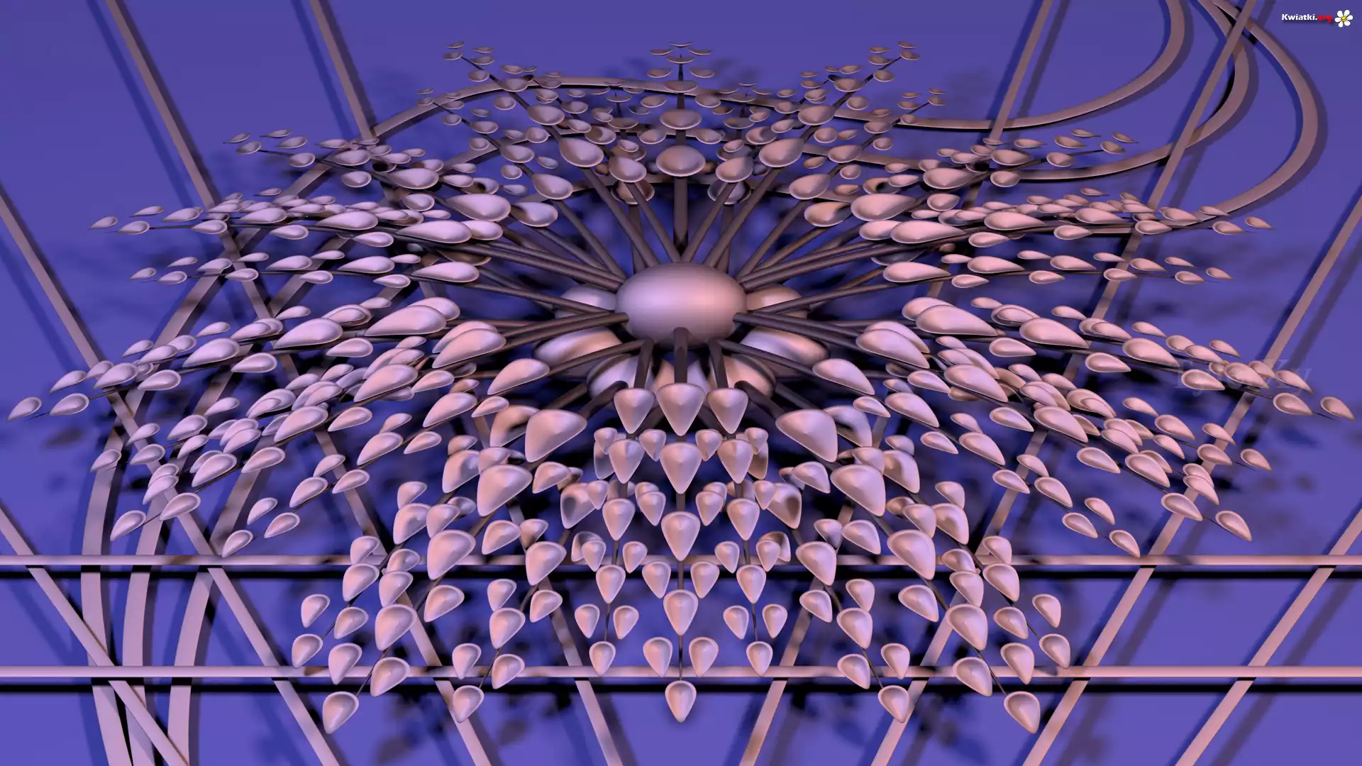 Kwiat, Grafika 3D